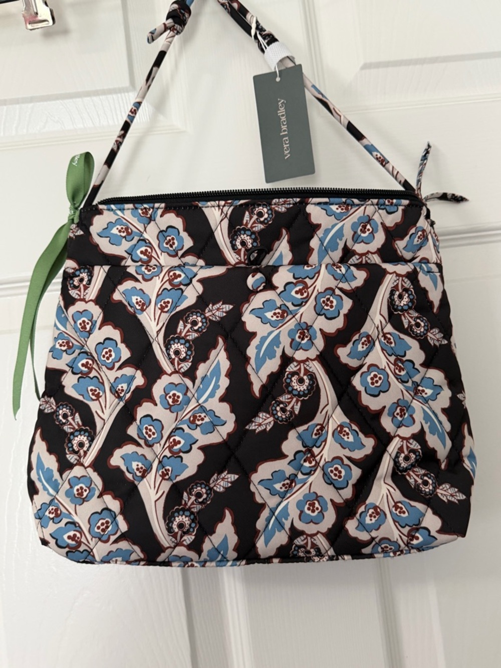 Vera Bradley Black Floral Original Hipster- calyx + quill black